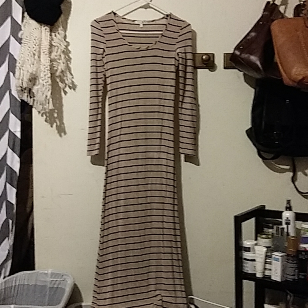 Long form-fitting dress